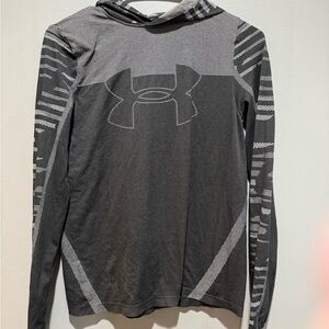 Under Armour Charcoal and Black Performance Hoodie